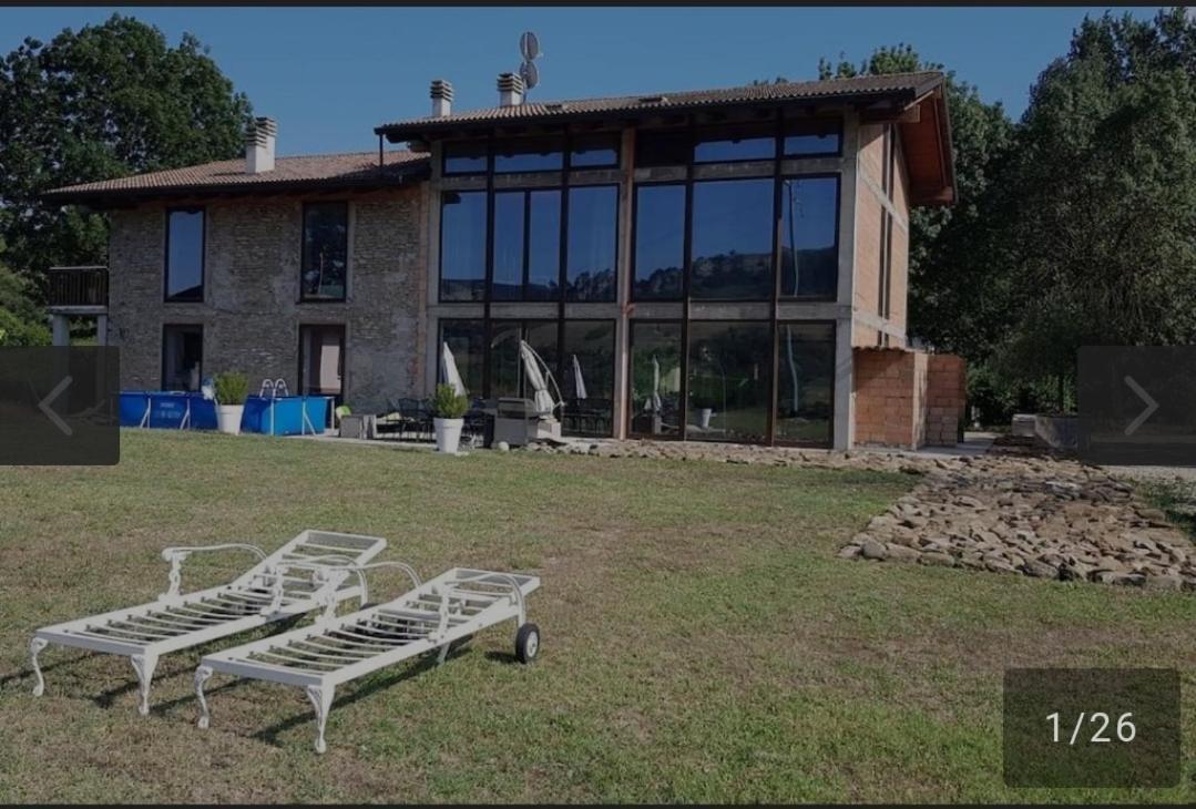 Cristallo Private Double Room & Ensuite Open Space Bathroom With Views Fontanelice Bagian luar foto